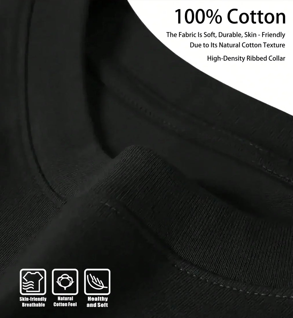 Cropped T Shirt Men Cool Tee Men's T-shirts Gothic Clothing Personalized T-shirt Man Essentials Tops and Tees Clothes Mens New